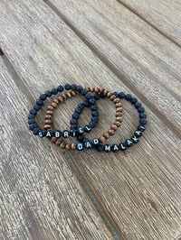 Image 1 of Dad Personalized Bracelets