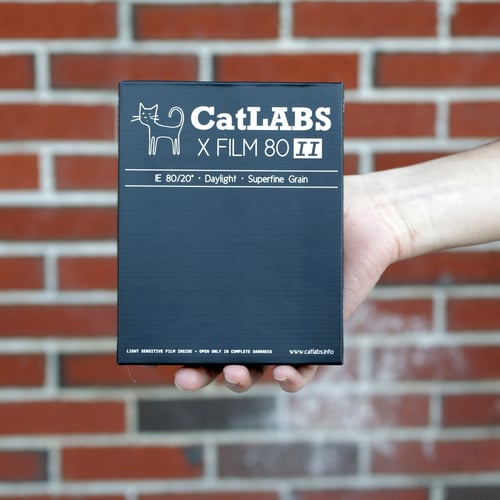 Image of CatLABS X FILM 80 MKII BW Negative Film (120/4X5/8X10)