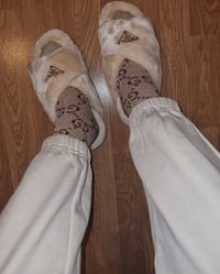 Image 5 of Milano faux fur slides 