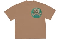 Kanye West Jesus Is King Jamaica Seal T-shirt Brown