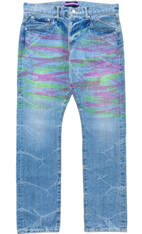 Image 1 of '08 Swagger "Neon Whisker" Denim