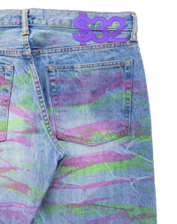 Image 3 of '08 Swagger "Neon Whisker" Denim