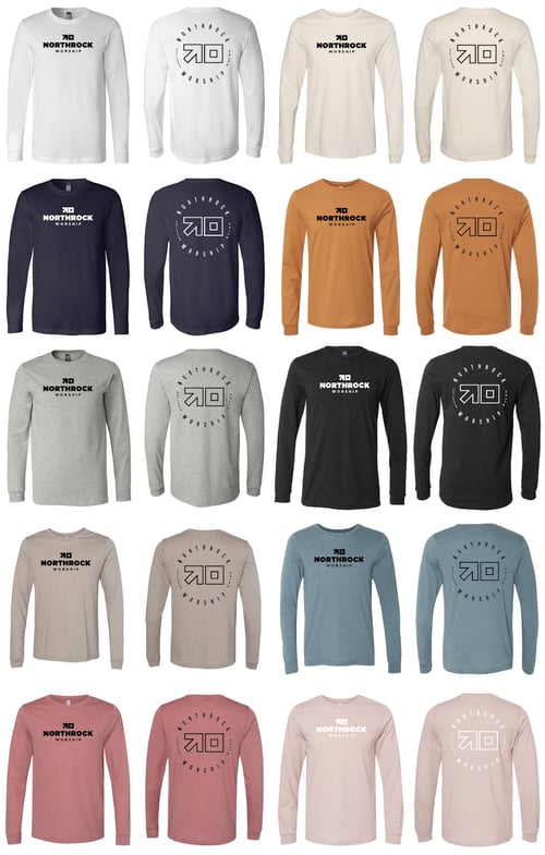 Image of NorthRock Church - Worship Long Sleeve T-Shirt