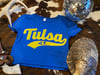 TULSA AF ROYAL CROP TOP