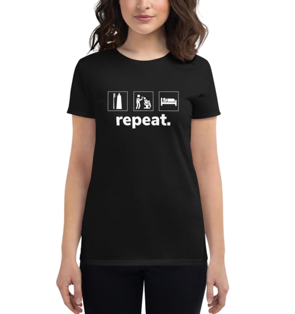 Image of Cut hair and repeat. Official T-Shirt!