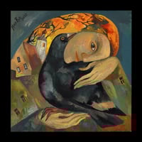 "BLACK PIGEON" by Maria Rud, Fine Art Giclee Print