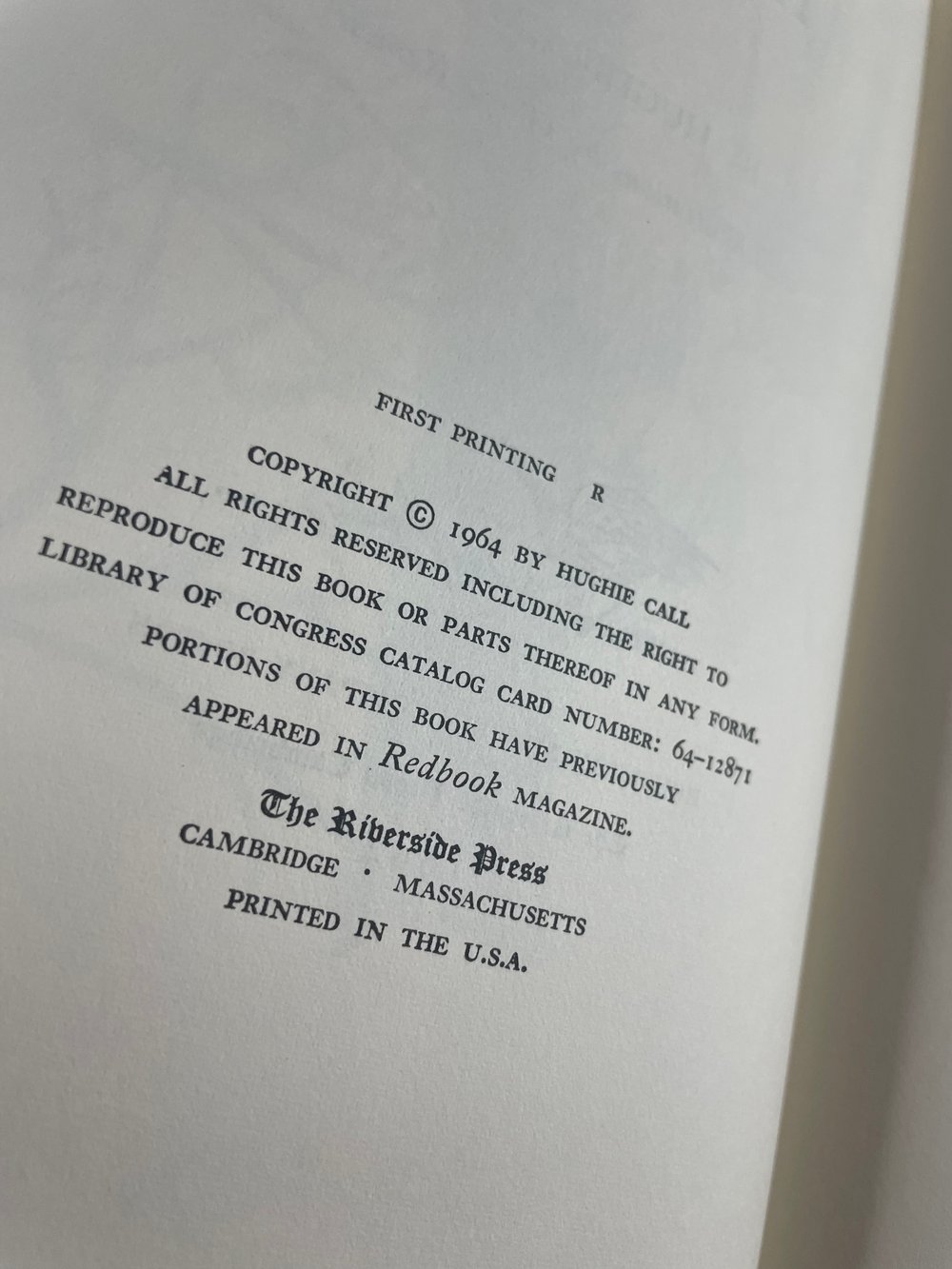 BK: The Little Kingdom by Hughie Call Signed 1st Ed 1st Printing HB