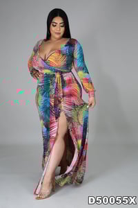 Image 2 of Palm tree skirt set