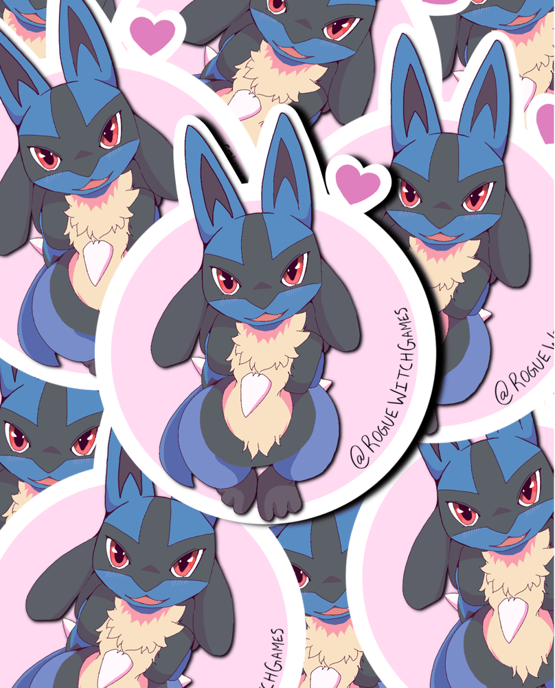 Image of RoguexLucario Custom Sticker