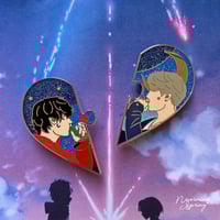 Image 2 of [SET] Vmin Soulmates Enamel Pin ⭐️🌙