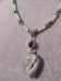 Image of LARSONITE PERIDOT PENDANT NECKLACE WITH JADE BEADS, HEMATITE CUBES AND CRYSTAL BEADS