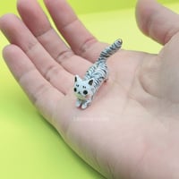 Image 2 of Gray tabby cat figurine