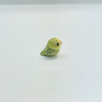 Image 2 of Green Budgie figurine