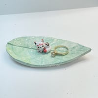 Image 4 of Kitsune fox leaf ring dish