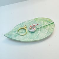 Image 5 of Kitsune fox leaf ring dish