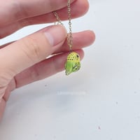 Image 4 of Green budgie necklace 