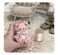 Image 1 of Custom order for Doreen - pink  and white handmade teddy bears