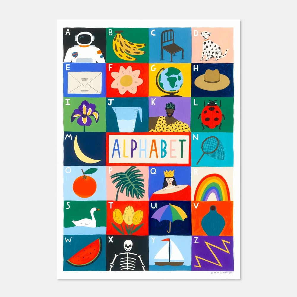Image of Alphabet Poster - *BERLIN COLLECTION ONLY*