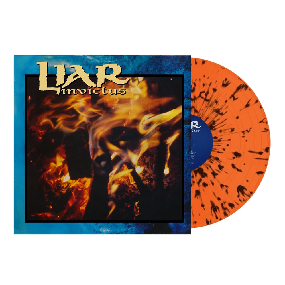 LIAR 'invictus' LP (FX7-01)  LP (orange/black)