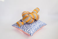 Image 4 of Knot Cushion - Bellagio Tangerine