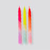 SET DE 3 BOUGIES TWISTED DIP DYE NEON - FRUIT SALAD, PINK STORIES Image 2