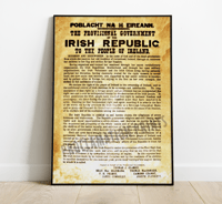 Image 1 of 1916 Proclamation Vintage Style A3 Print (Unframed)