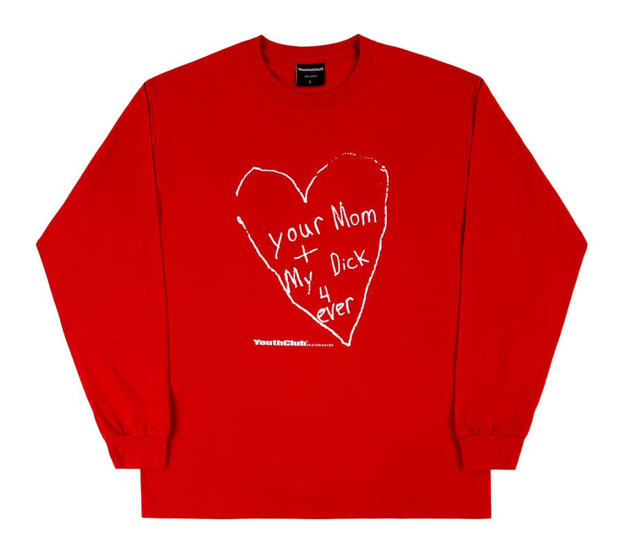 Image of Your Mom L/S Tee / Red