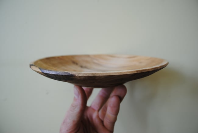 Spalted Maple Plate