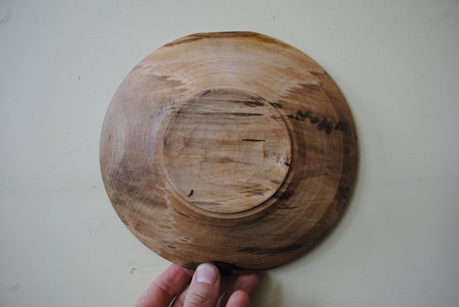Spalted Maple Plate