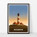 Image of Westerhever Leuchtturm Screenprint