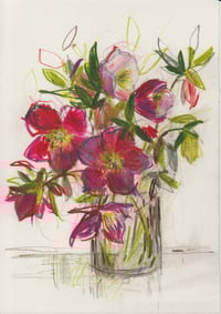 Vase of hellebores no. 3