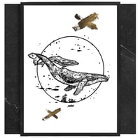 Image 1 of HUMBACK WHALE INKTOBER 21