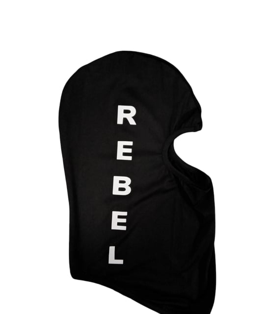 Image of Rebel "Black  " Balaclava Mask - Youth 