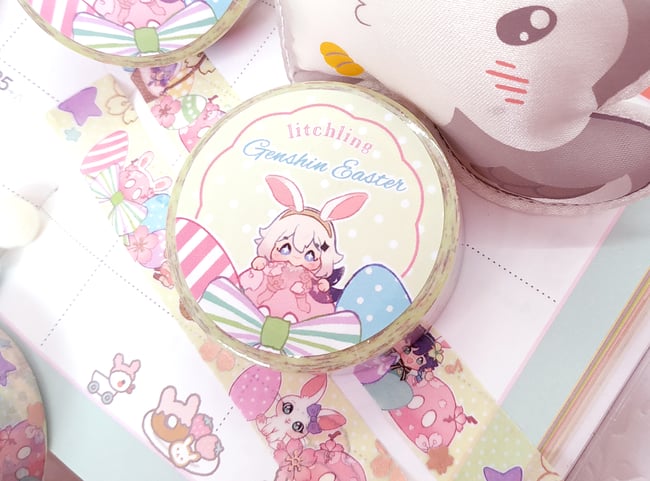 ✦Genshin Impact Rose gold Foil washi tape✦