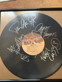 Kiss signed LP (Original Line up)