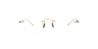 Image 1 of Cartier - CT0228O Gold Silver Rimless Square Men Eyeglasses - 54mm