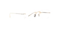 Image 2 of Cartier - CT0228O Gold Silver Rimless Square Men Eyeglasses - 54mm