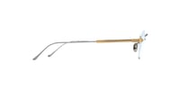 Image 3 of Cartier - CT0228O Ruthenium Gold Transparent Square Men Eyeglasses