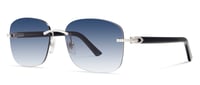 Image 2 of CARTIER CT0227S SILVER-BLUE SUNGLASSES 