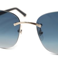 Image 5 of CARTIER CT0227S SILVER-BLUE SUNGLASSES 