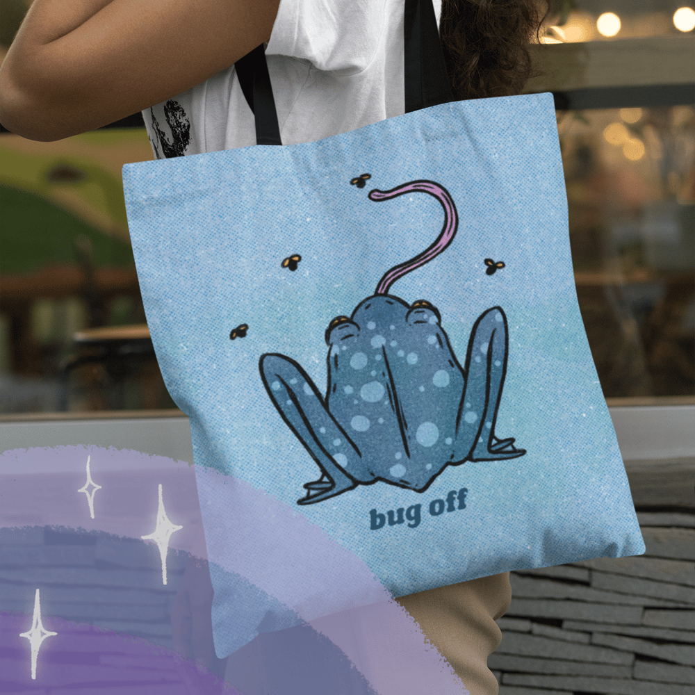 Image of FROG VIBES TOTE BAG