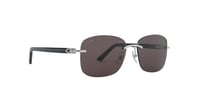 Image 2 of Cartier - CT0227S Silver and Black/Grey Rectangular Men Sunglasses - 58mm