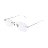 Image 1 of Cartier - CT0228O Silver/Silver Rimless Square Men Eyeglasses - 54mm