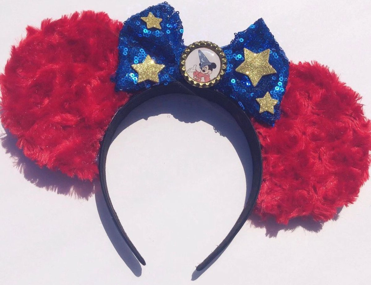 Image of Fluffy sorcerer mouse ears 