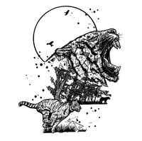 Image 2 of BENGAL TIGER INKTOBER 20