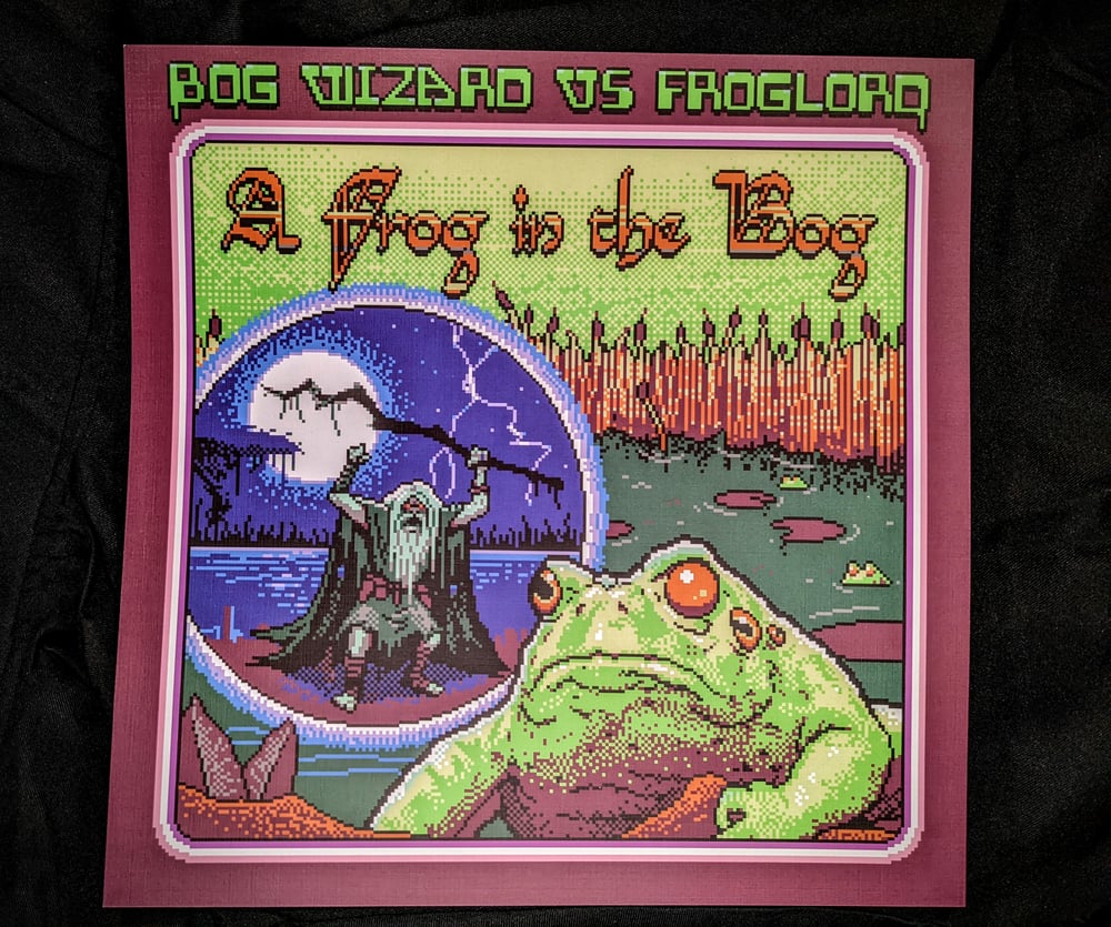 A Frog in the Bog Album Art Print