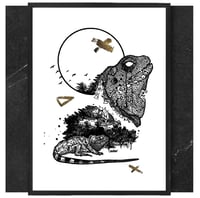 Image 1 of WATER DRAGON INKTOBER 21