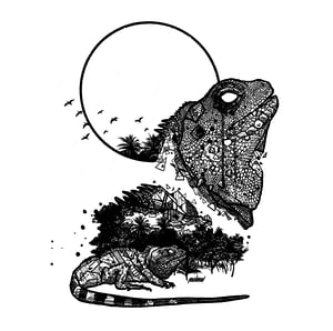 WATER DRAGON INKTOBER 21