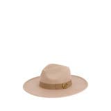 Image 2 of GG Stitched Fedora Top Felt Hat