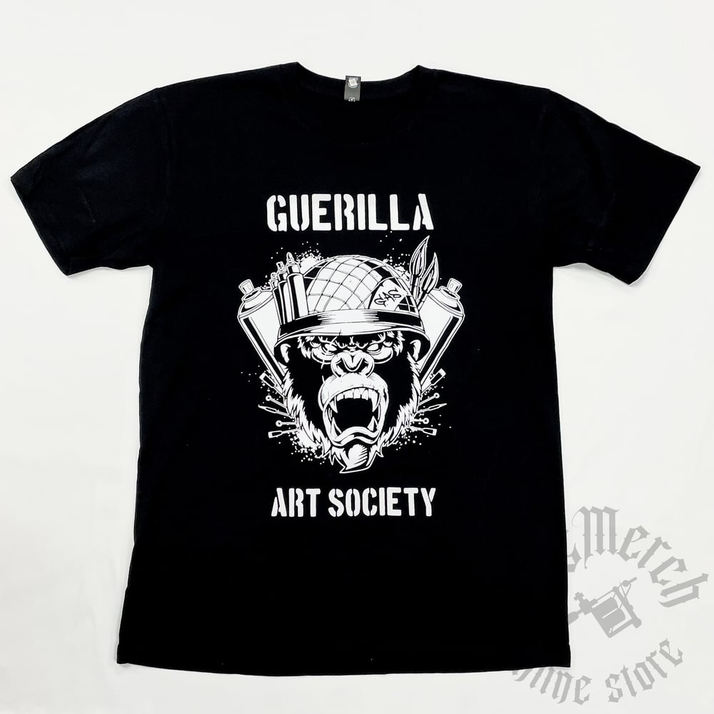 Guerilla Art Society logo tee